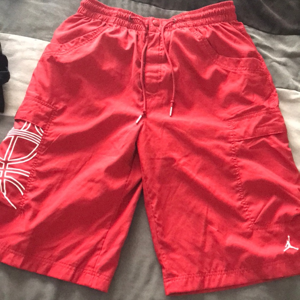Jordan Swim Beach Board Shorts Size Large well made and very Nice shorts